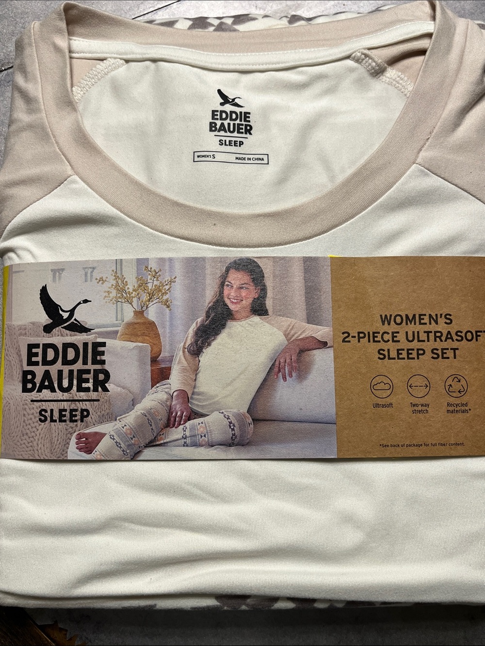 Eddie Bauer Sleep 2 Piece Pajama Set NWT Women’s Small Ultrasoft Lounge